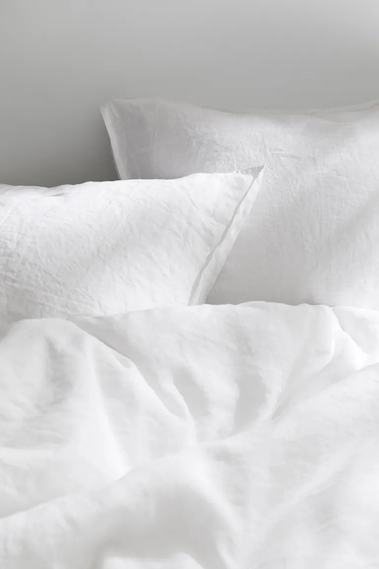 Linen double/king duvet cover set | H&M (UK, MY, IN, SG, PH, TW, HK)