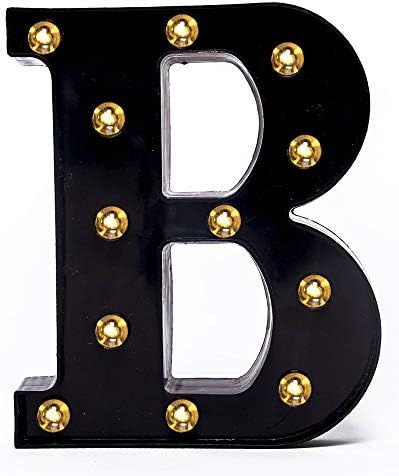 Foaky Black LED Marquee Number Lights Sign Light Up Marquee Number Lights Sign for Night Light We... | Amazon (US)