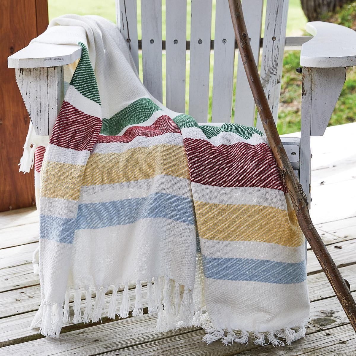 Park Designs Camp Stripe Throw - 50x60  USD$50.54You save $0.00     Price when purchased online B... | Walmart (US)