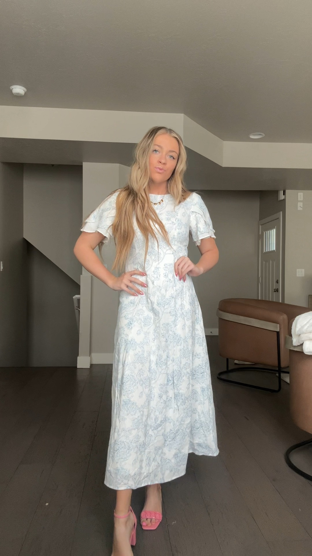 The prettiest Sunday dress! Love Love Love the sleeves and pattern! 
Dress size small 

#LTKBeauty #LTKWedding #LTKStyleTip