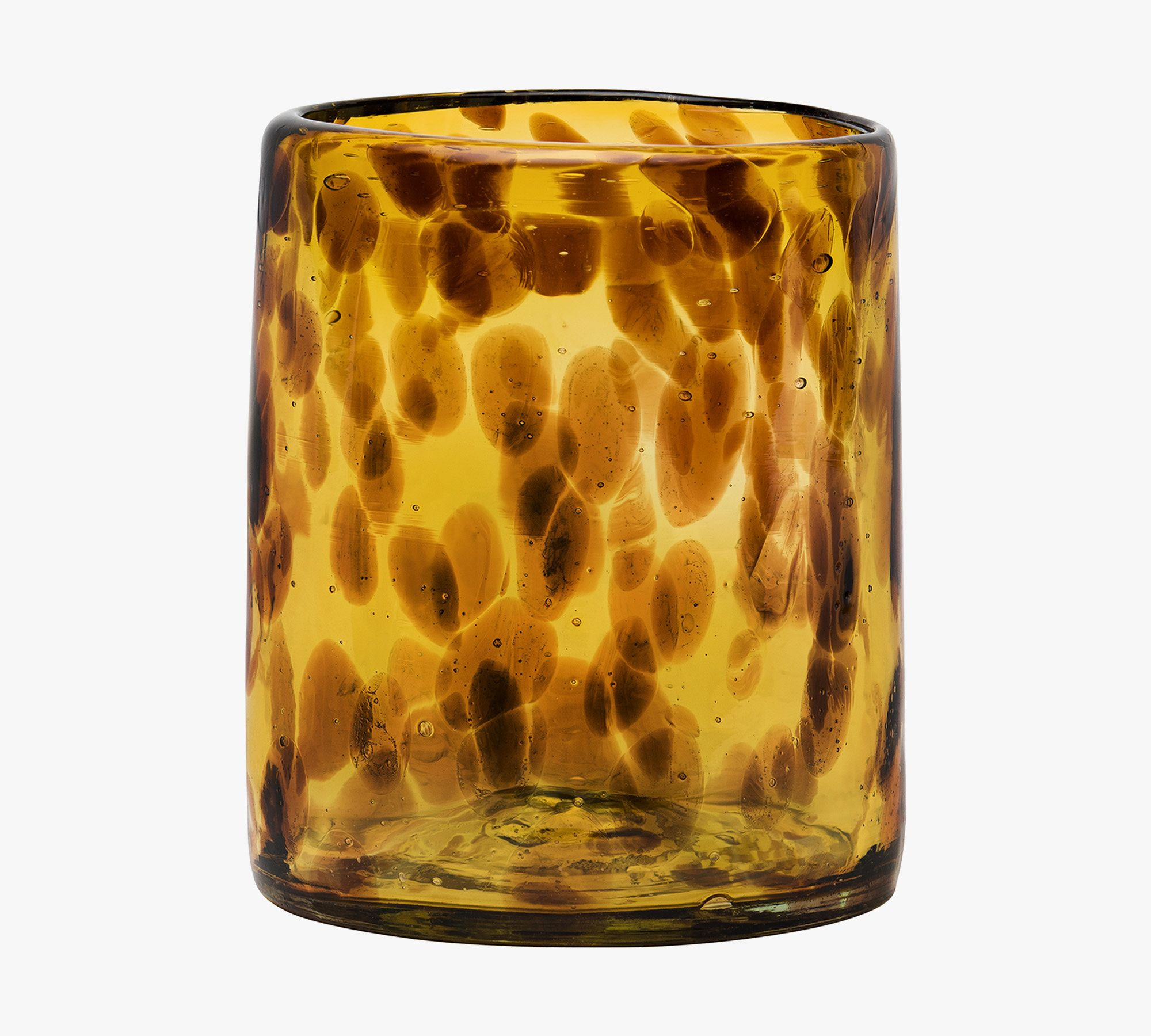 Tortoise Double Old Fashioned Glass Set | Pottery Barn (US)