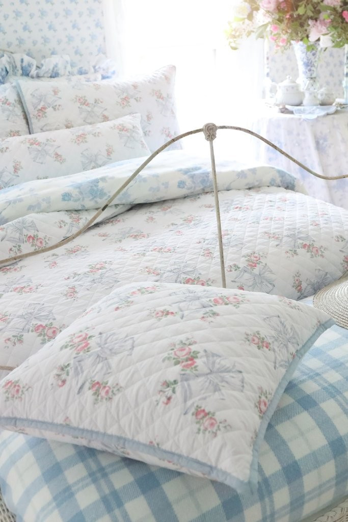 Rosa Beaux Quilted Throw Pillow | LOVESHACKFANCY