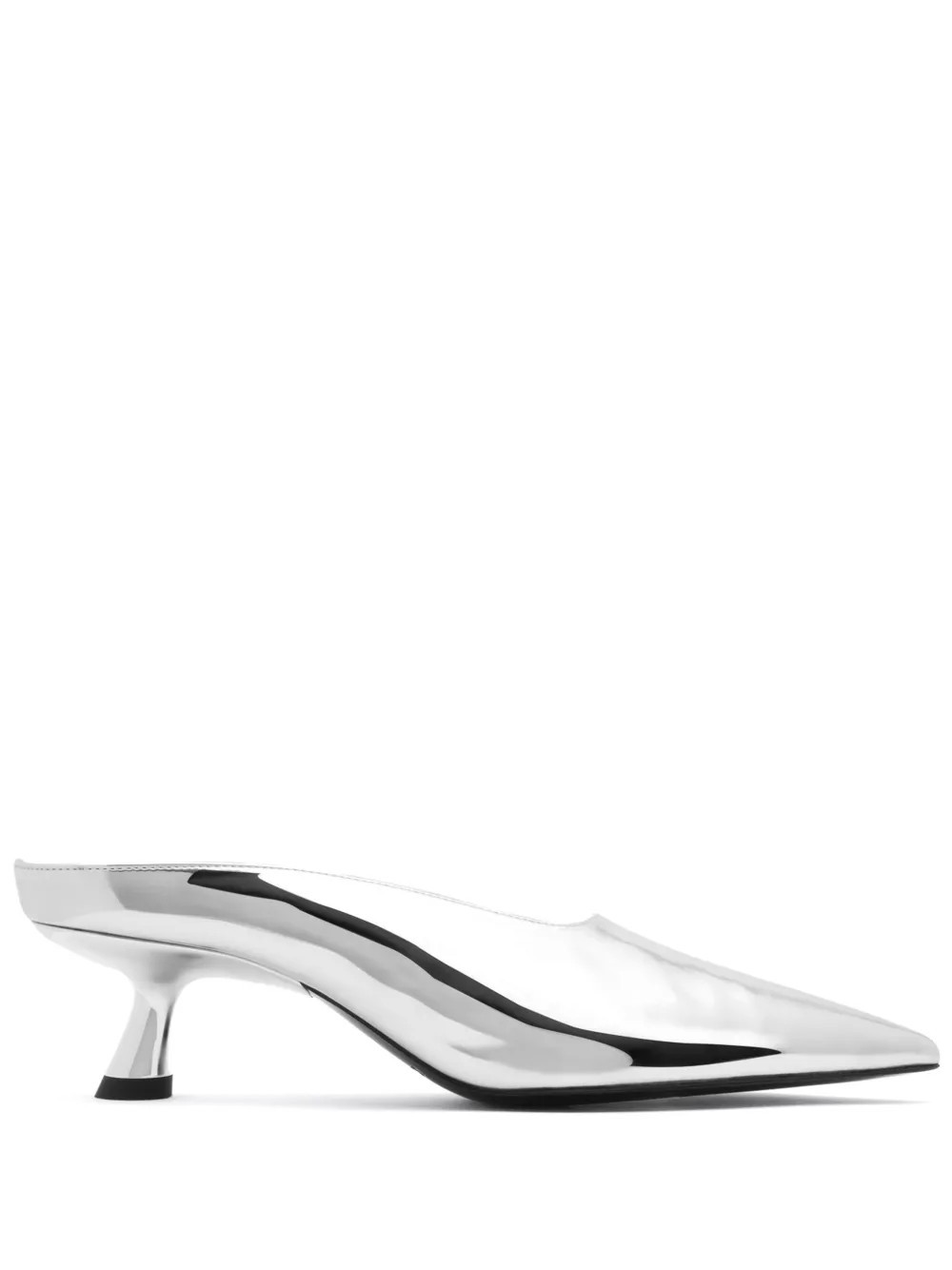 Simon Miller closed-toe pointed mules - Silver | Farfetch Global