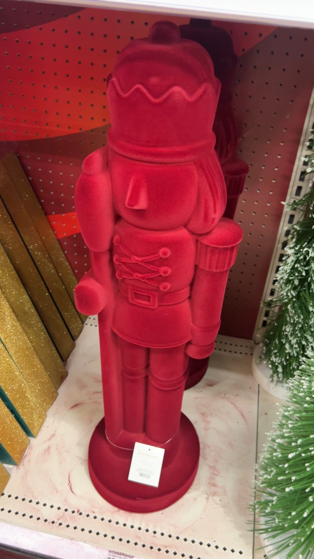 You can't beat the traditional, joyful pop of a red nutcracker on the mantel! Just the perfect centerpiece for a festive room.
mantel styling, red christmas, living room inspo, holiday aesthetic, entryway centerpiece, cozy home, affordable finds, tabletop decor

#LTKSeasonal #LTKHome #LTKFindsUnder50