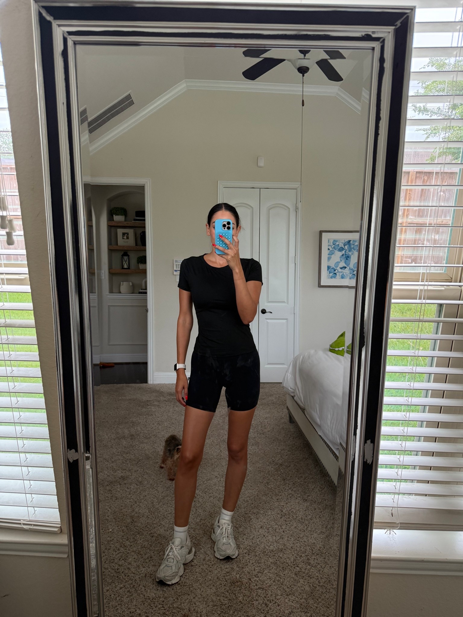 Small top
Xs shorts 

#LTKFindsUnder50 #LTKActive