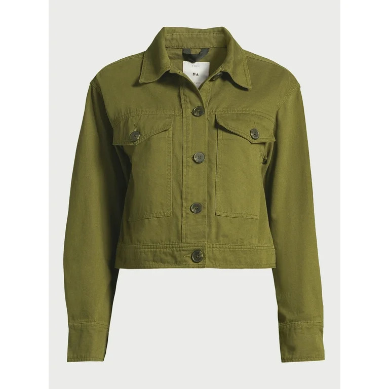 Free Assembly Women's Utility Jacket, Sizes XS-XXXL | Walmart (US)