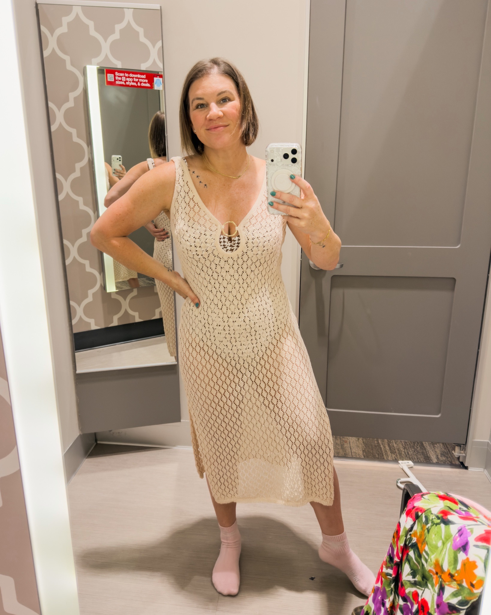 Swimwear is no fun when you’re feelin that Mama life “fluffy era”. But life is life and we gotta roll with it. 
Thank goodness for coverups 👙🩱

PS-killing it 🤳🏻with my socks on 🤣 

#LTKmomlife #LTKSwim