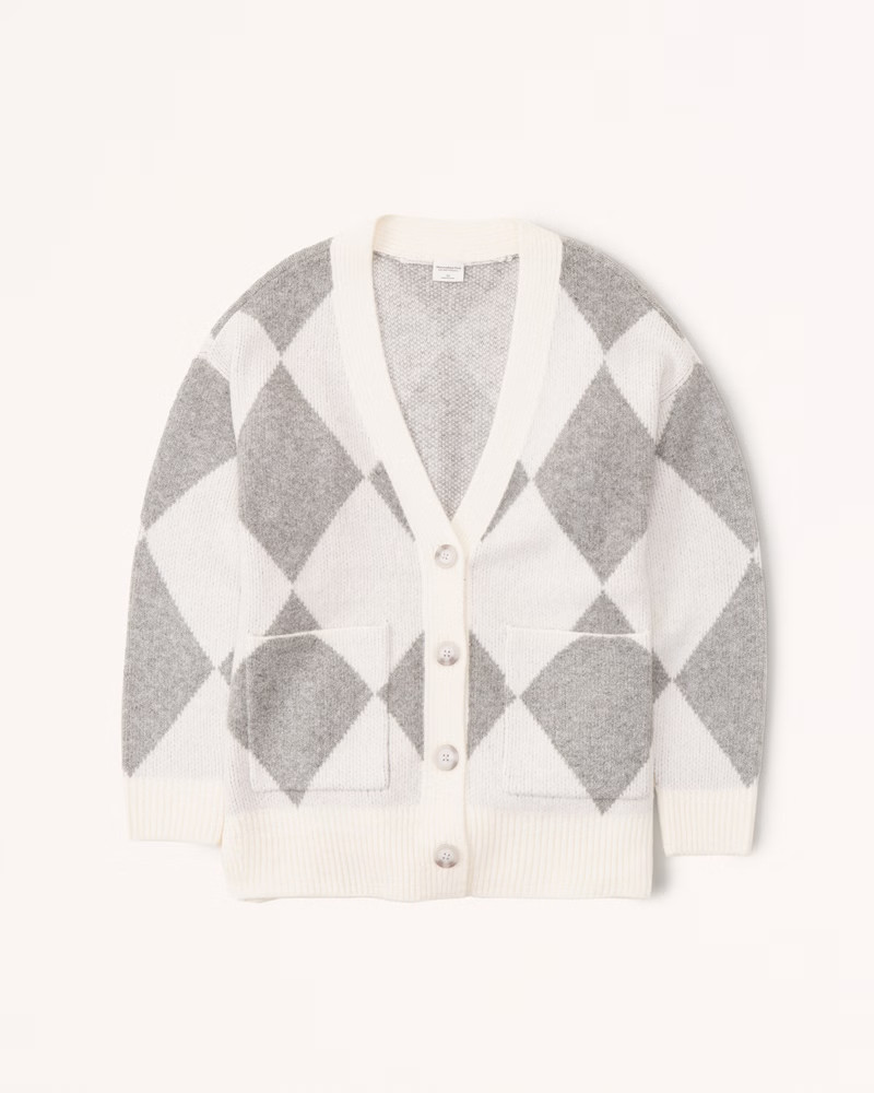 Women's Fluffy Oversized Cardigan | Women's Tops | Abercrombie.com | Abercrombie & Fitch (US)