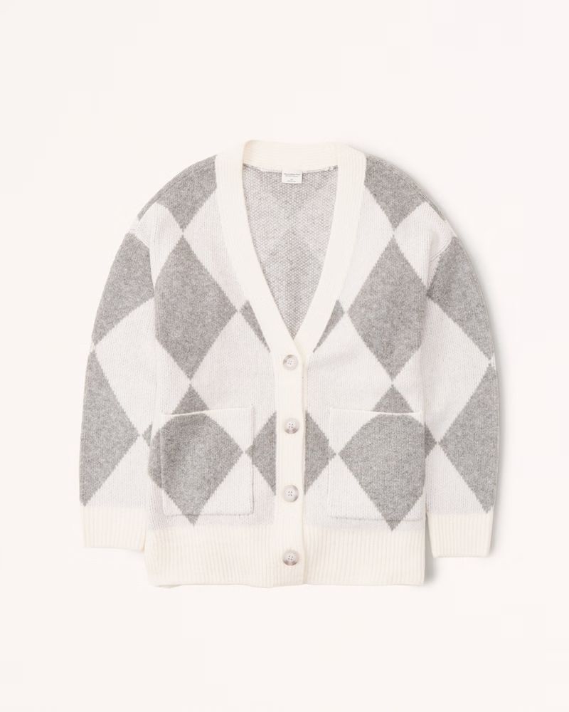 Women's Fluffy Oversized Cardigan | Women's New Arrivals | Abercrombie.com | Abercrombie & Fitch (US)