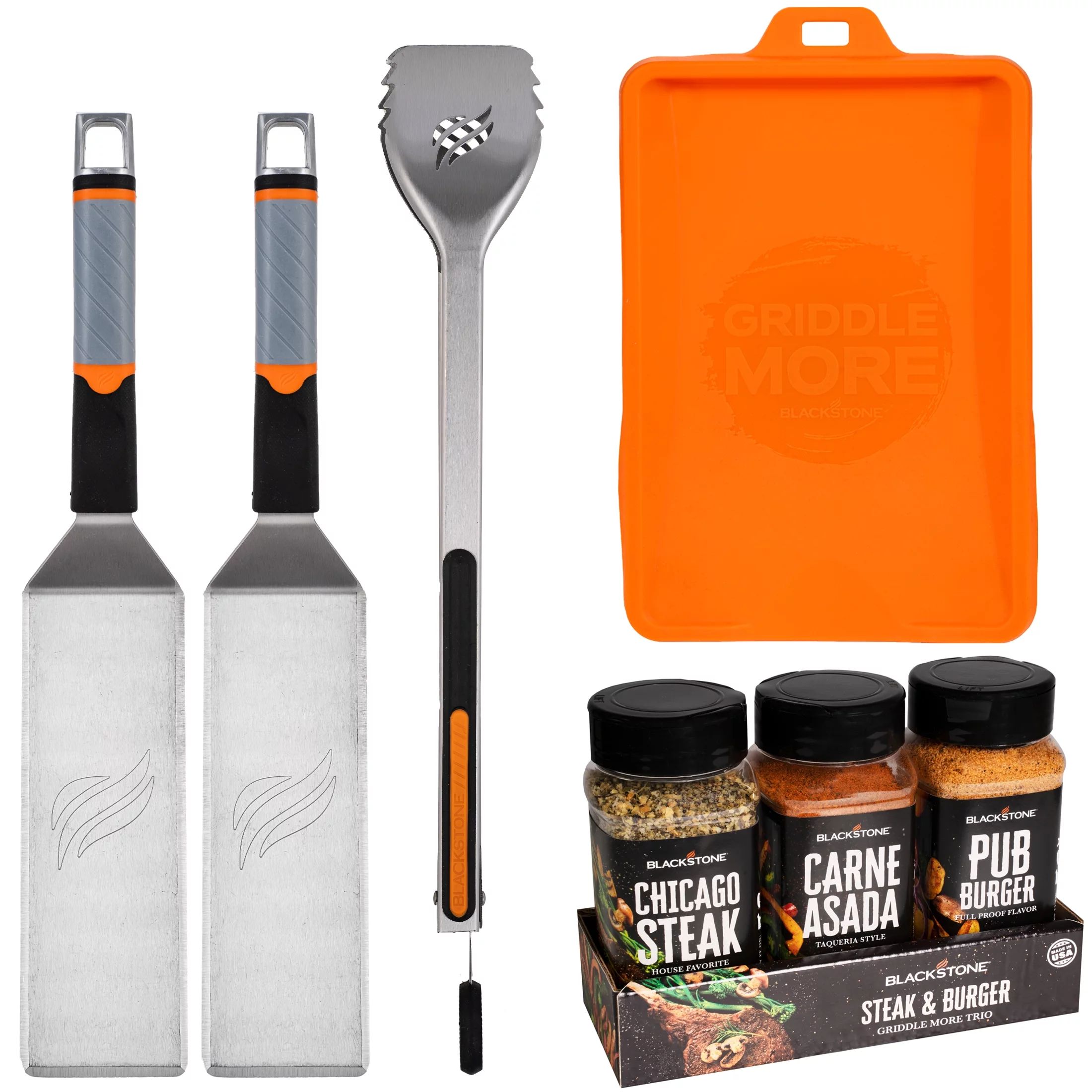 Blackstone Meat Lovers Tool Kit with Silicone Mat and Meat Seasonings | Walmart (US)