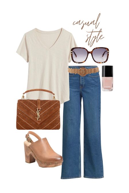 Casual fall style.
Fall outfit ideas. Clogs. Old Navy finds. YSL handbag. 

#LTKshoecrush #LTKstyletip #LTKunder100