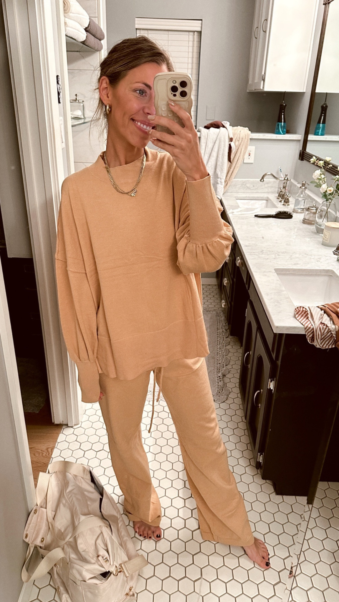 Obsessed with this Amazon sweater set 😍😍 wearing size small. Luxe loungewear for less  



#LTKstyletip #LTKtravel #LTKunder50