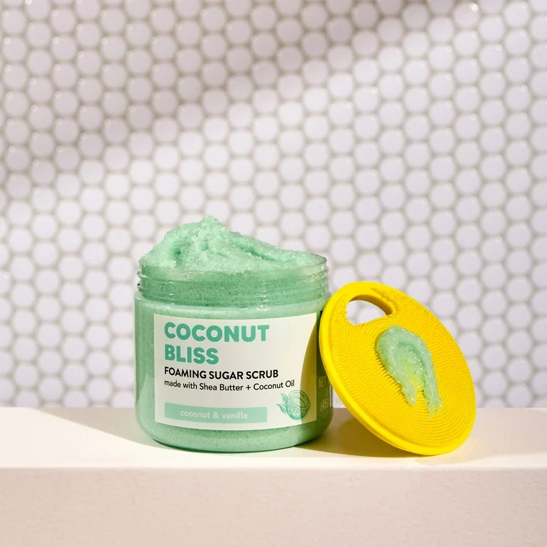 ONYX Professional® Foaming Body Scrub with Shea Butter & Coconut Oil, Coconut Bliss, 16 fl oz | Walmart (US)