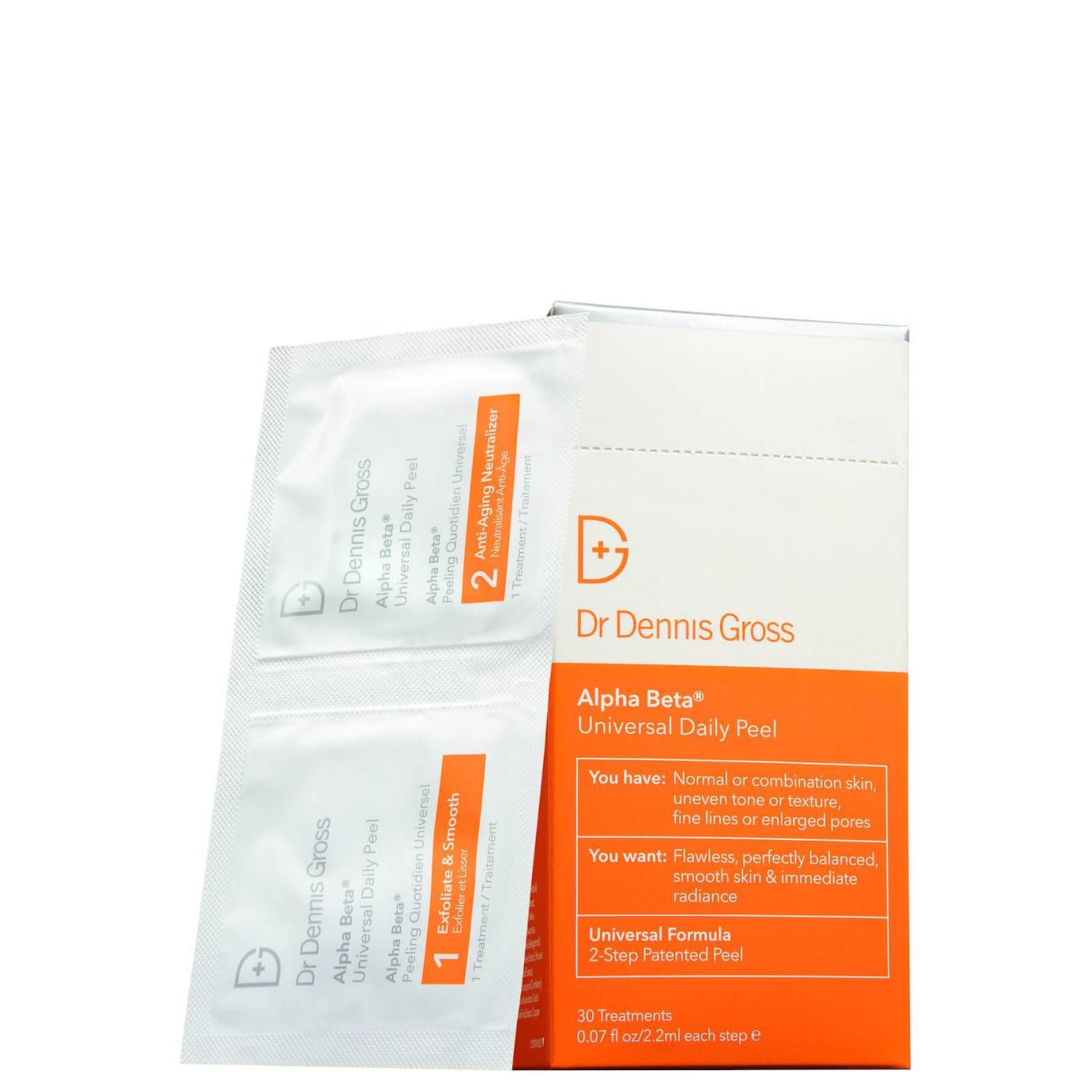 Dr Dennis Gross Skincare Alpha Beta Universal Daily Peel (Pack of 30) (Worth $102.00) | Skinstore