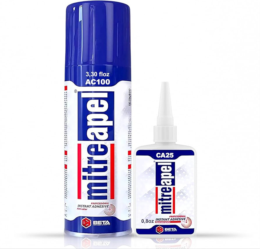 MITREAPEL CA Glue with Activator (0.80oz-3.30fl oz) Instant Bond Professional Cyanoacrylate Adhes... | Amazon (US)