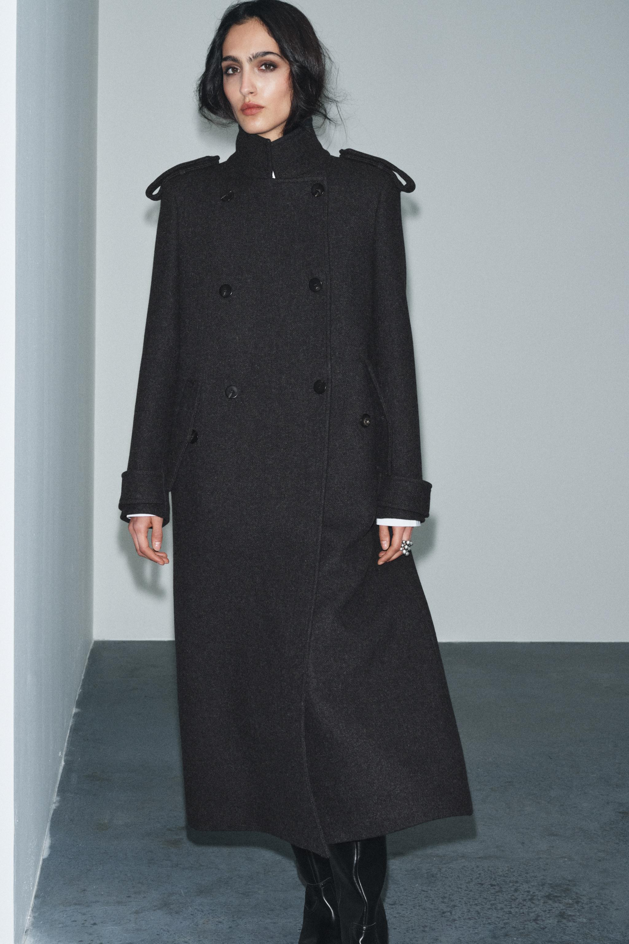 LONG WOOL COAT ZW COLLECTION LIMITED EDITION | Zara US