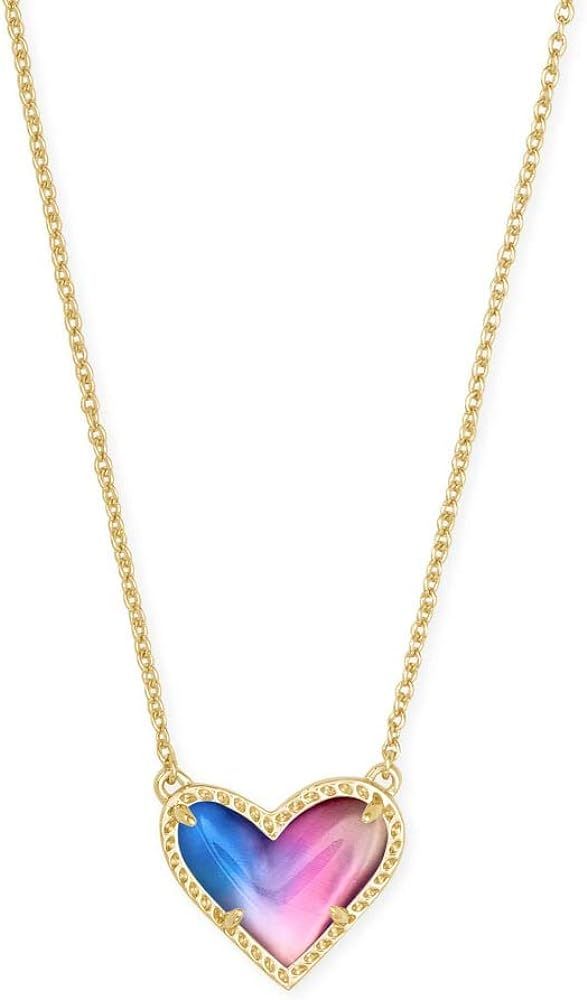 Kendra Scott Ari Heart Adjustable Length Pendant Necklace for Women, Fashion Jewelry | Amazon (US)