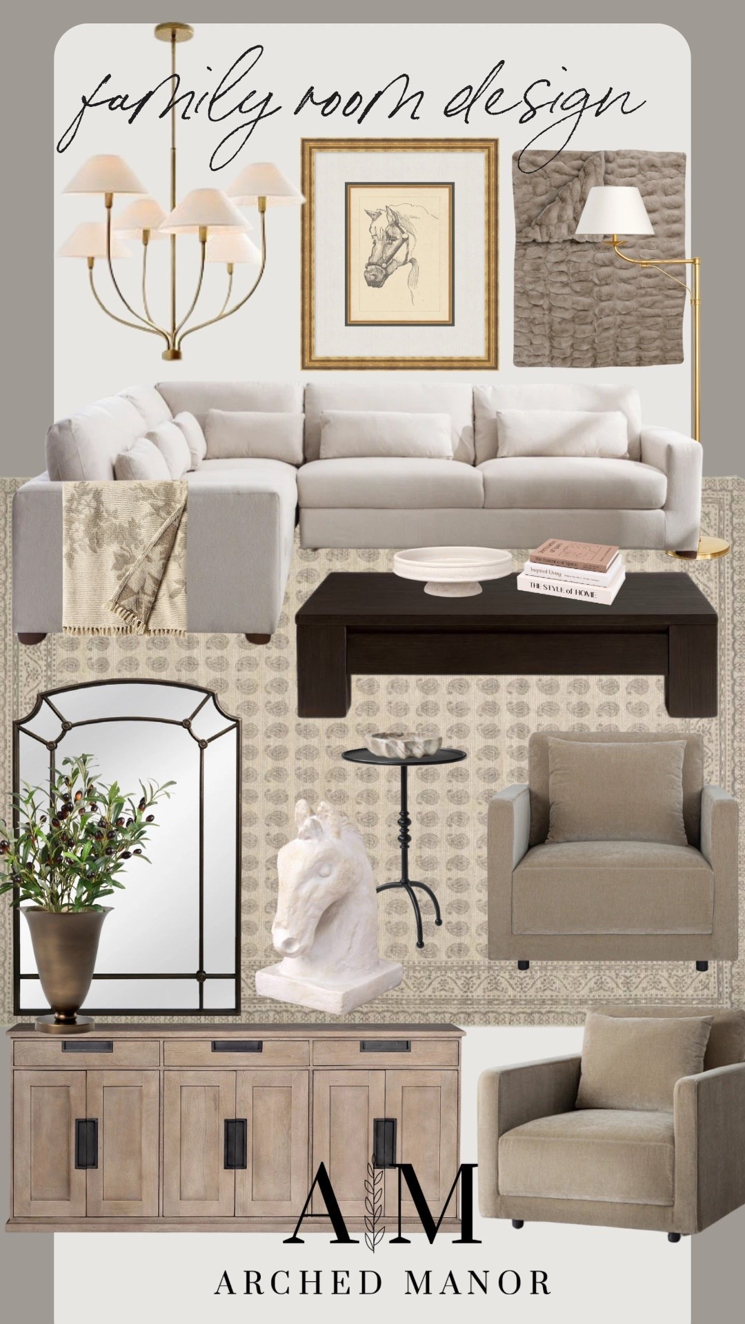 One of my favorite designs to date. A beautiful family room design that’s both cozy and chic! 

#LTKHome #LTKSeasonal