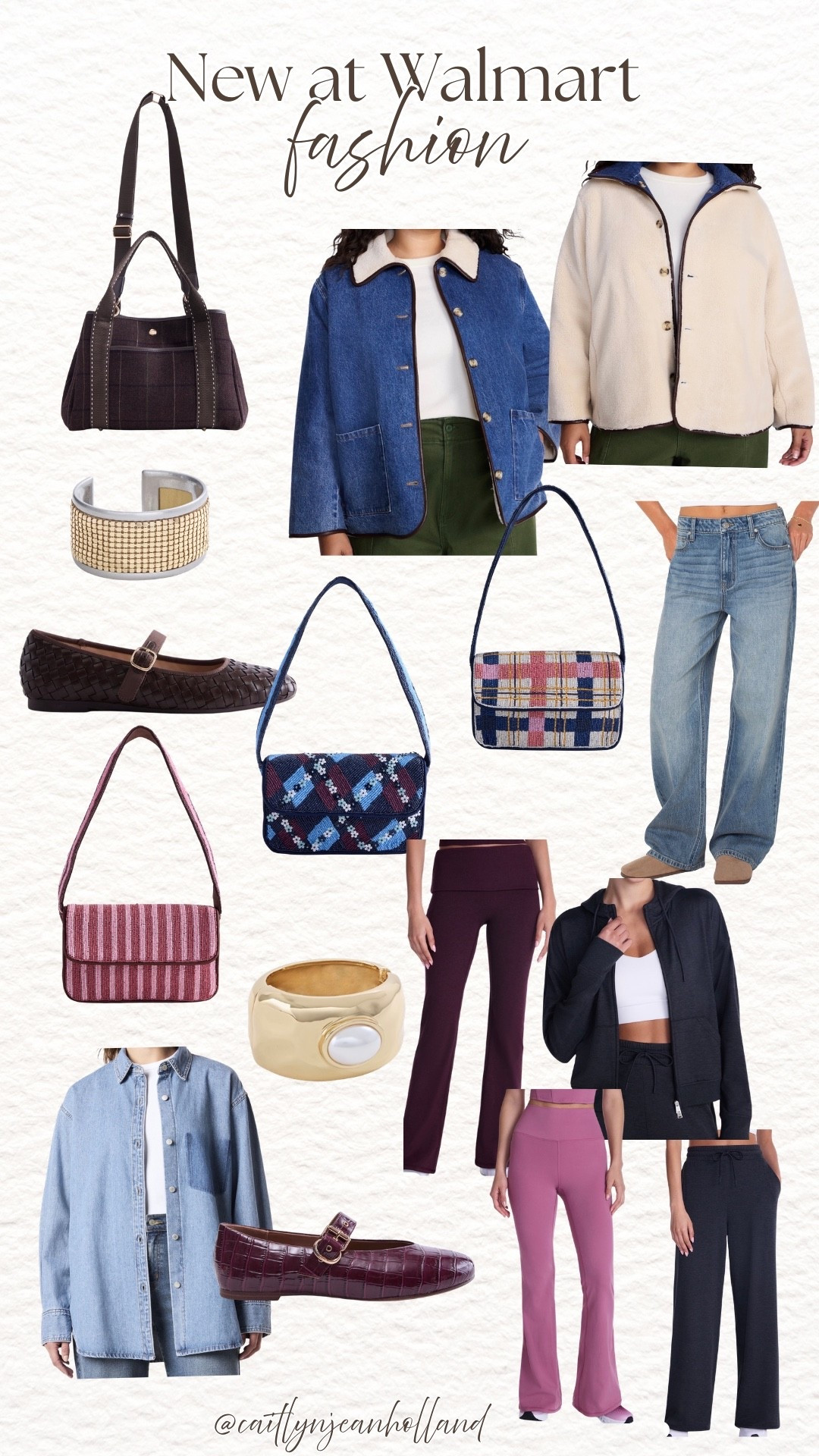 Walmart new arrivals for women! The adorable beaded bags, new colors for athleisure, reversible jean jacket, new bangles for fall and it’s all so cute!!

#LTKSeasonal #LTKActive #LTKPlusSize