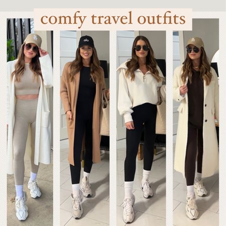 Comfy outfits I would travel in ! Love all of these leggings, matching sets + outerwear 

Travel, travel outfit, travel outfits, leggings, comfy travel outfit, amazon set, activewear, athleisure 

#LTKstyletip #LTKfit #LTKtravel