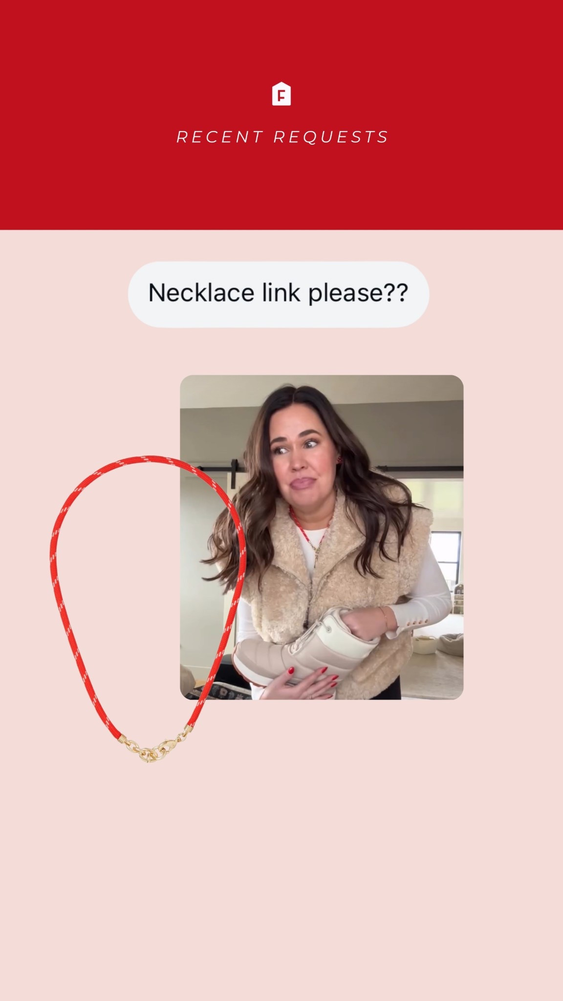 Been loving this fun necklace! And I have a code for this comfy vest- KELSI35