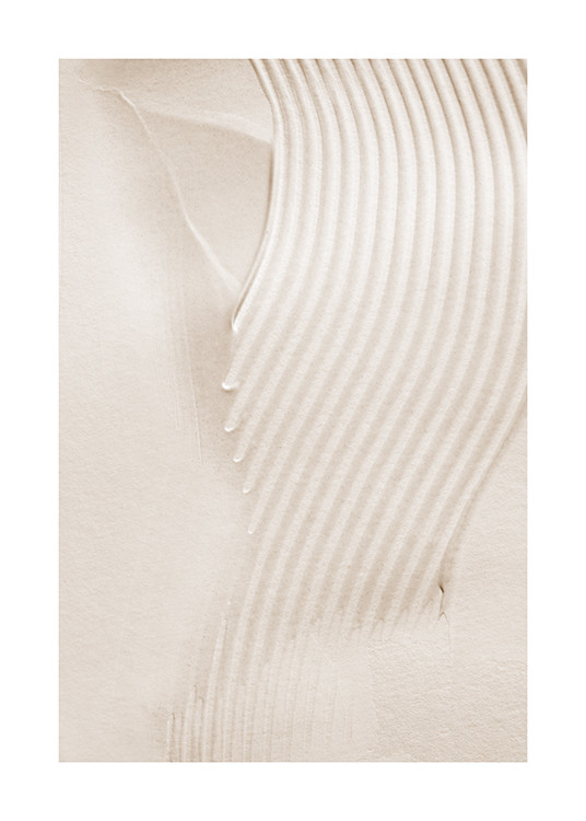 Beige Texture Print | Desenio