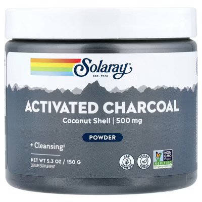 Solaray Activated Charcoal Powder, 5.3 oz (150 g) | Target