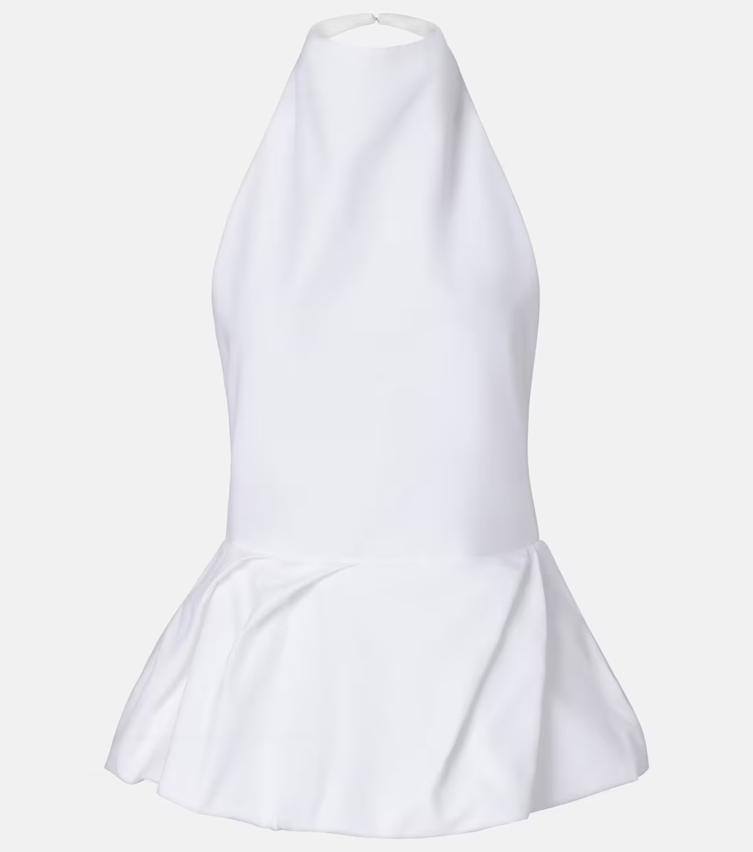 Halterneck cotton poplin top | Mytheresa (US/CA)