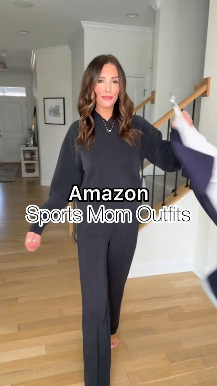 Found the perfect activewear on Amazon! These pieces are so comfortable and stylish, perfect for workouts, lounging and sports moms! // wearing a small in everything. The gray pants come in length options 🙌🏼 I’m wearing a small tall. 

 #LTKdayinmylife #LTKgrwm #LTKootd