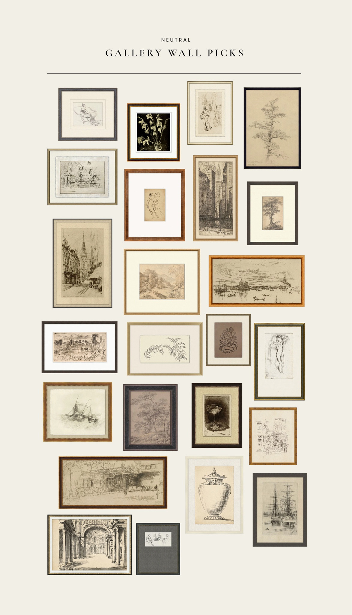 Neutral Gallery Wall Picks! 

#LTKStyleTip #LTKHome