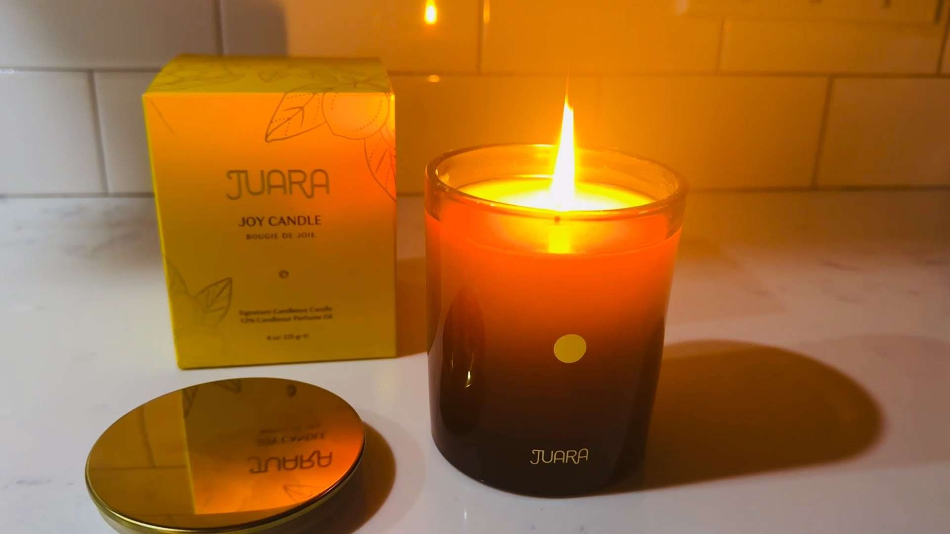 JUARA Joy Candle - Jasmine, Rose & Bergamot Blend 🌸
If you love clean floral scents that feel calming and elegant, this one’s perfect. The coconut soy wax burns evenly and fills the room with a soft tropical fragrance that instantly relaxes you. 

 #LTKSeasonal #LTKHome #LTKFindsUnder50