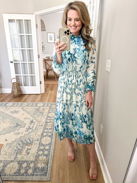 I adore this floral midi dress from last year and thought I would share it again! It’s the prettiest dress for an Easter option.

#LTKfamily #LTKshoecrush #LTKSeasonal