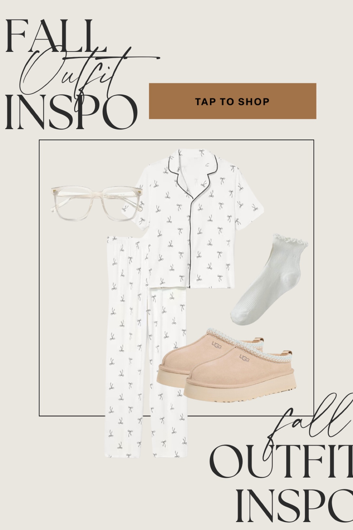 Cozy fall outfit inspo 🍂🎀

Loungewear, pajamas, cozy outfit, fall outfit inspo, fall, sweater weather, outfit inspo, fall looks, bows, old navy, uggs, pjs 

#LTKfindsunder50 #LTKfindsunder100 #LTKstyletip