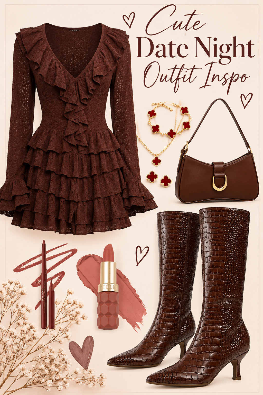 Chocolate Brown Ruffle Mini Dress | Cute Fall Outfit 🤎🍂

Chocolate brown is one of my favorite colors for fall, and this adorable ruffle mini dress is such a fun way to wear it! 🤎 I love the feminine V-neckline, long sleeves, cascading ruffle details, and flirty tiered skirt. Paired with tall brown boots, it creates the perfect fall outfit that's both cute and stylish! Perfect for date night, brunch, wine tasting, fall festivals, Thanksgiving gatherings, or a girls' night out. Add a cozy jacket when the weather gets cooler! Save this look for your fall wardrobe inspiration! 🍁

#affiliate #FallDress #ChocolateBrownDress #BrownDress #RuffleDress #MiniDress #FallOutfit #FallFashion #FallStyle #FallDressOutfit #BrownOutfit #KneeHighBoots #TallBoots #BootsOutfit #DateNightOutfit #FallDateNight #ThanksgivingOutfit #WineTastingOutfit #FeminineStyle #CuteFallOutfits #FallWardrobe #AmazonFashion #AmazonFinds #AmazonDresses #FashionOver40 #Over40Style 

 
