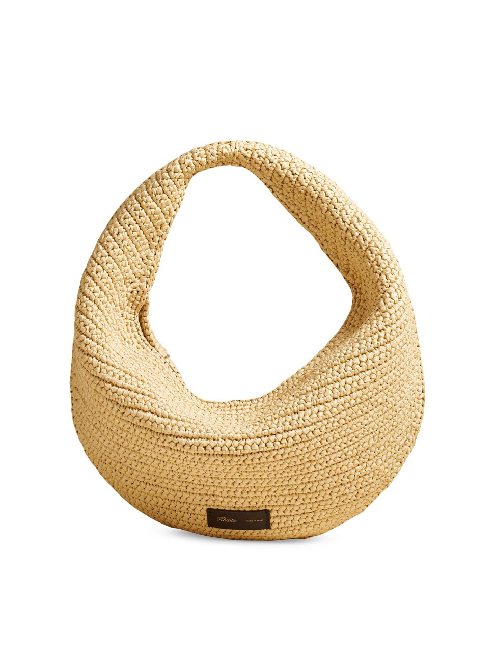 Women's Medium Olivia Raffia Hobo Bag - Natural - Natural - Size Medium | Saks Fifth Avenue