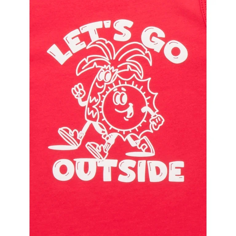 Garanimals Toddler Boys Graphic Jersey Tank Top, Sizes 18M-5T | Walmart (US)