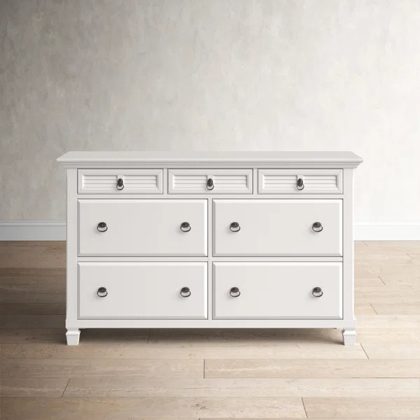 Onyx 7 Drawer Dresser, White | Wayfair North America