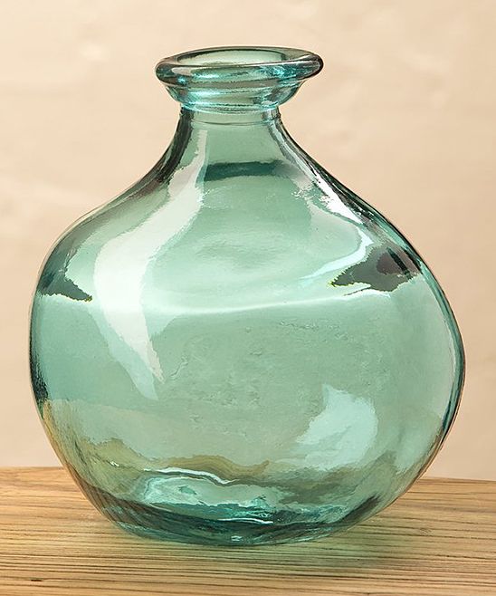VivaTerra Vases - Green Glass Vase | Zulily