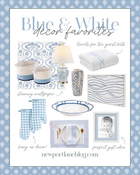 Blue & White home decor favorites from Amazon! These are such classics and all great price points.
Grandmillennialist | Coastal Decor | Coastal Grandmother | Coastal Home | Coastal Home Decor | Modern Coastal Home | Grandmillennial Home | Grandmillennial Decor 

#LTKhome #LTKfamily #LTKstyletip