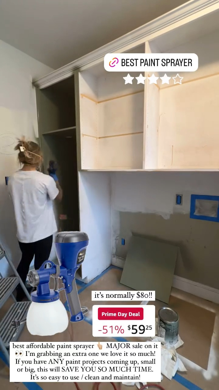 The absolute best deal I’ve seen on my paint sprayer — 🙏🏼✨ this is the one we’ve used on several projects! Worth every penny! 

Amazon prime day / DIY / sale finds / Holley Gabrielle / home 

#LTKVideo #LTKSaleAlert #LTKFindsUnder100