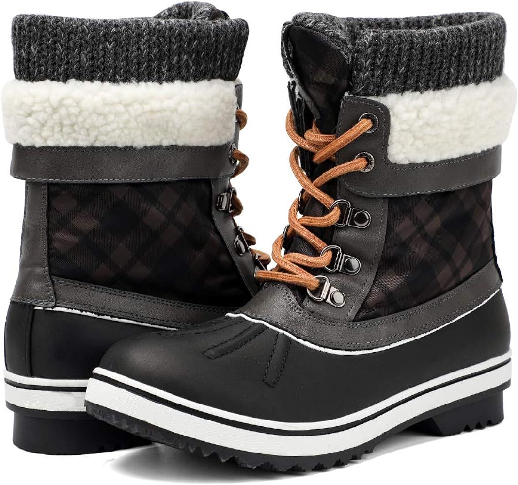 ALEADER Women's Fashion Waterproof Winter Snow Boots | Amazon (US)