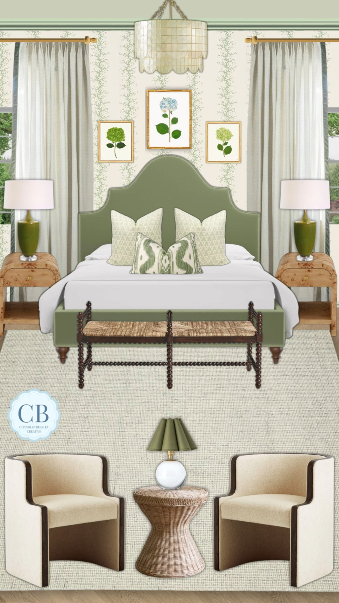 A pretty green bedroom design! #homedecor #homedesign #homeinspo #interiordesign #grandmillennial


#LTKStyleTip #LTKHome #LTKSaleAlert