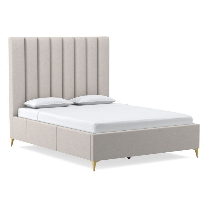Emmett Side Storage Bed - Vertical Tufted | West Elm (US)