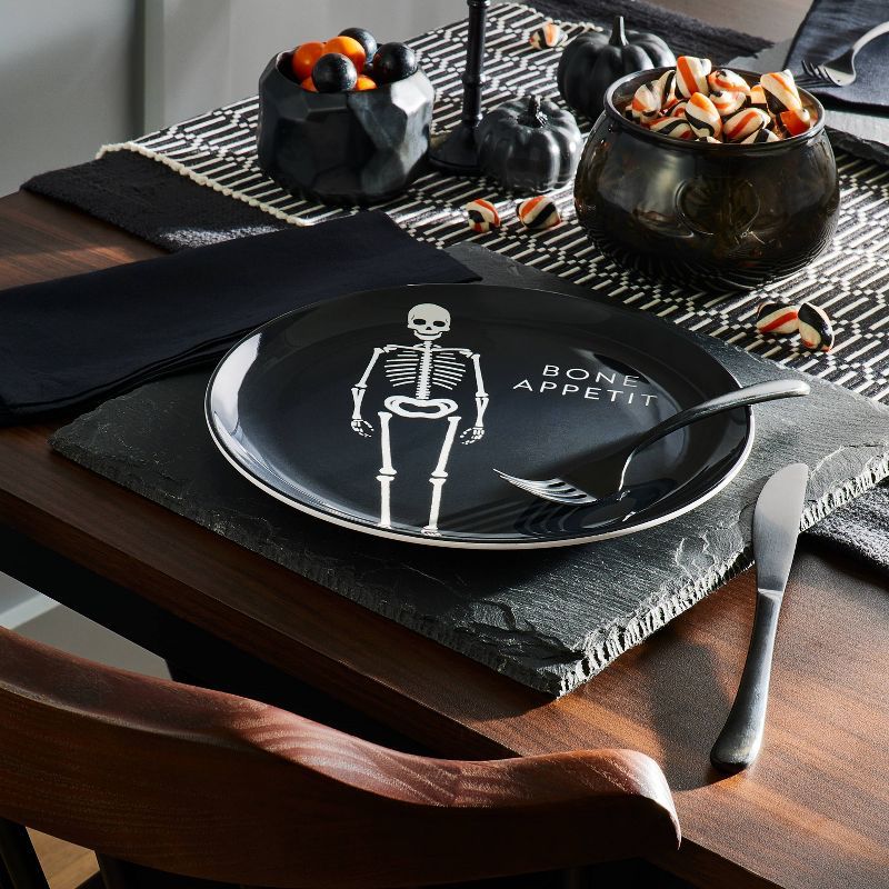 Skeleton Dinner Plate Skeleton White - Hyde & EEK! Boutique™ | Target