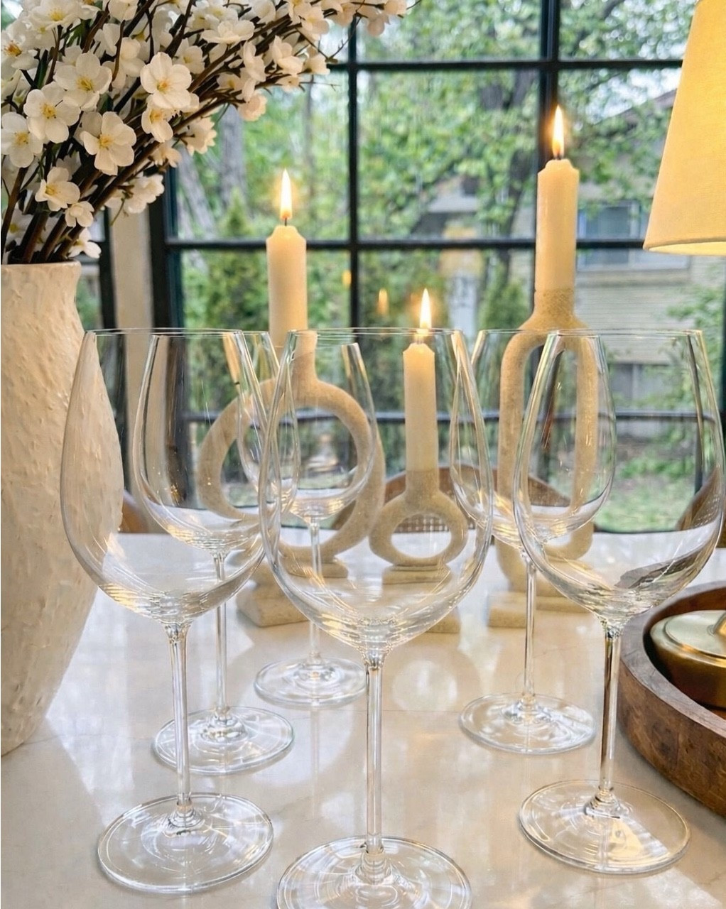 Glassware is everything. @Crate & Barrel has the finest wine glasses. I have linked everything below. #crateandbarrel #wineglasses #vase #candleholders

#LTKfoodie #LTKHome #LTKSaleAlert