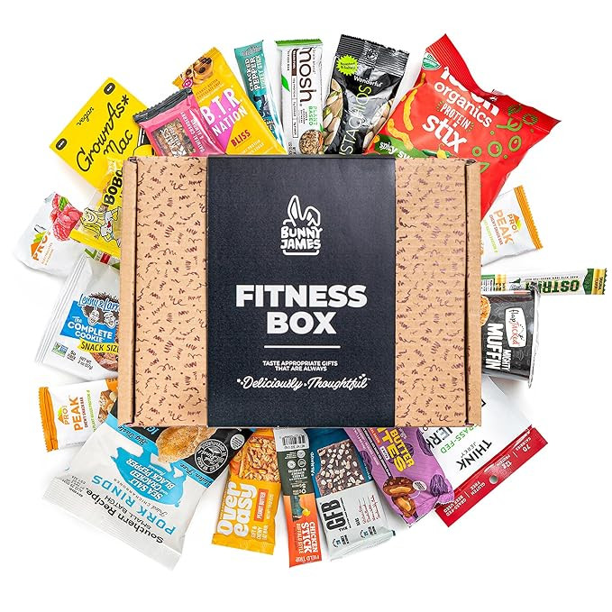 High Protein Snack Box: Premium Mix of Fitness and Healthy Snacks Workout Gifts for Men & Women -... | Amazon (US)
