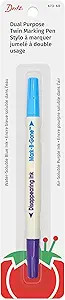 Dritz Dual Purpose Disappearing Ink & Mark-B-Gone, Marking Pen, Blue and Purple, 8.75 x 2.88 x 0.... | Amazon (US)