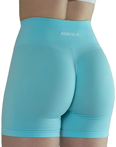 AUROLA Intensify Workout Shorts for Women Seamless Scrunch Short Gym Yoga Running Sport Active Ex... | Amazon (US)