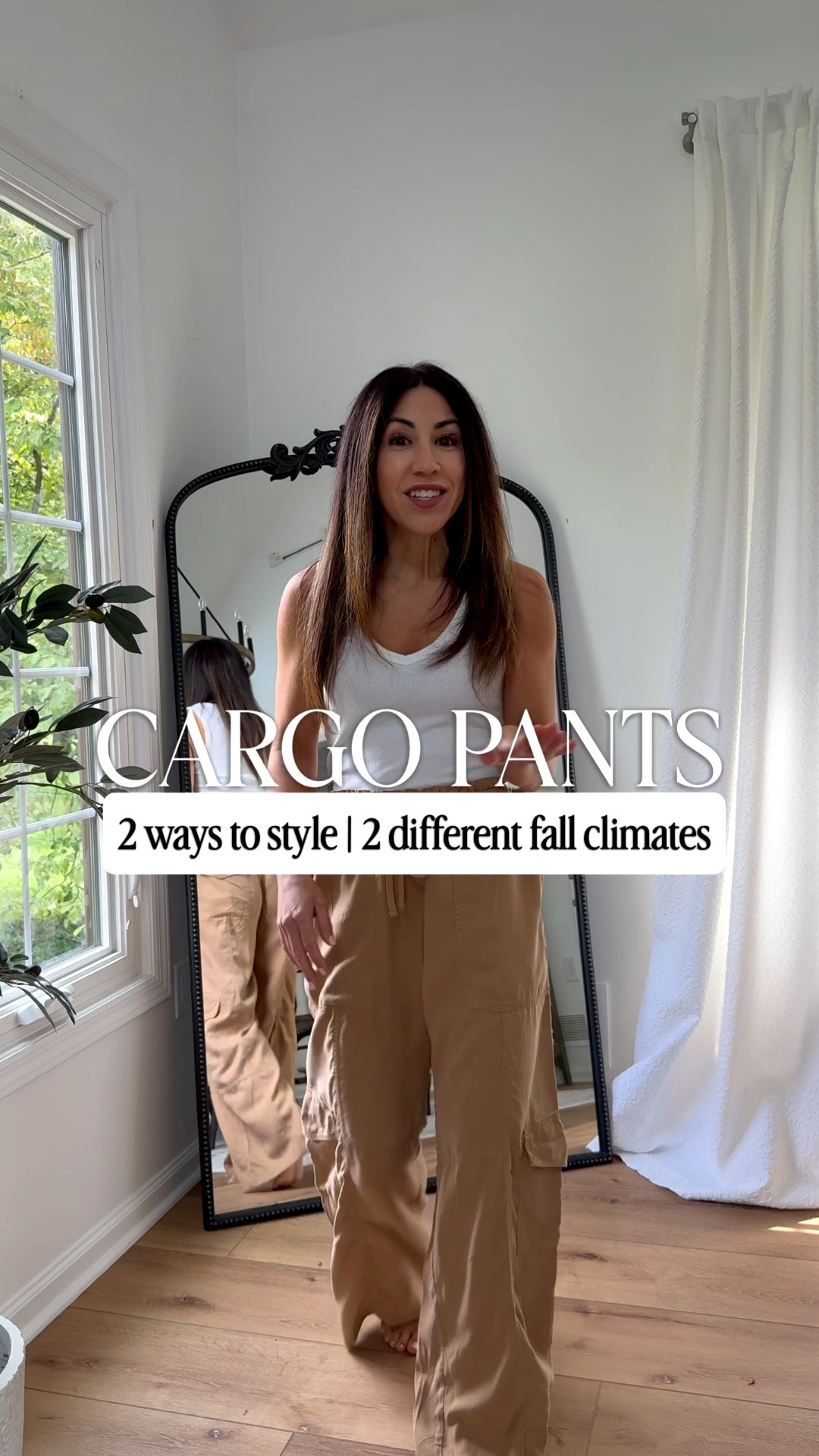 Umm what?! How are these cargo pants under $45? What a gem! 2 ways to style them for fall based on your climate. The first boho look is a total bargain as the top is giving FP but under $38. And the second look has my favorite sweater from last year. Found it fully stocked in this popular color! 
@macys #macysstylecrew #macyspartner #fall 

Cargo pants XS. Tops small. Clogs TTS. Sneakers size down half.

#LTKOver40 #LTKPetite #LTKSaleAlert
