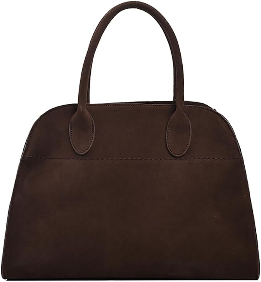 Covelin Women's Retro Suede Tote Bag Ladies' Fashion Shoulder Handbag Top Handle Purse | Amazon (US)